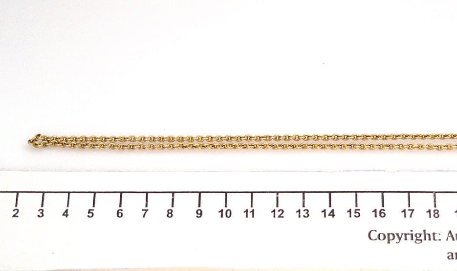 Gold curb chain bracelet