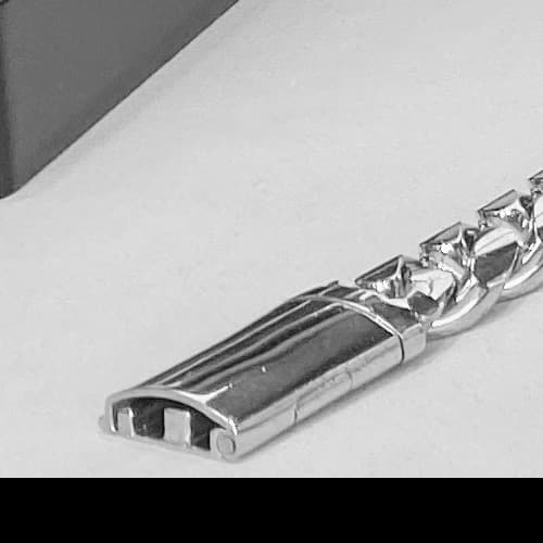 Lab-grown Cuban bracelet — rose gold