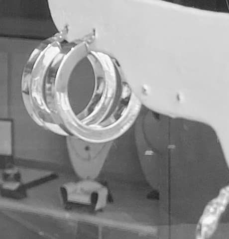 Lab-grown diamond hoops