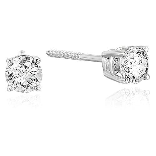 Lab-grown diamond studs