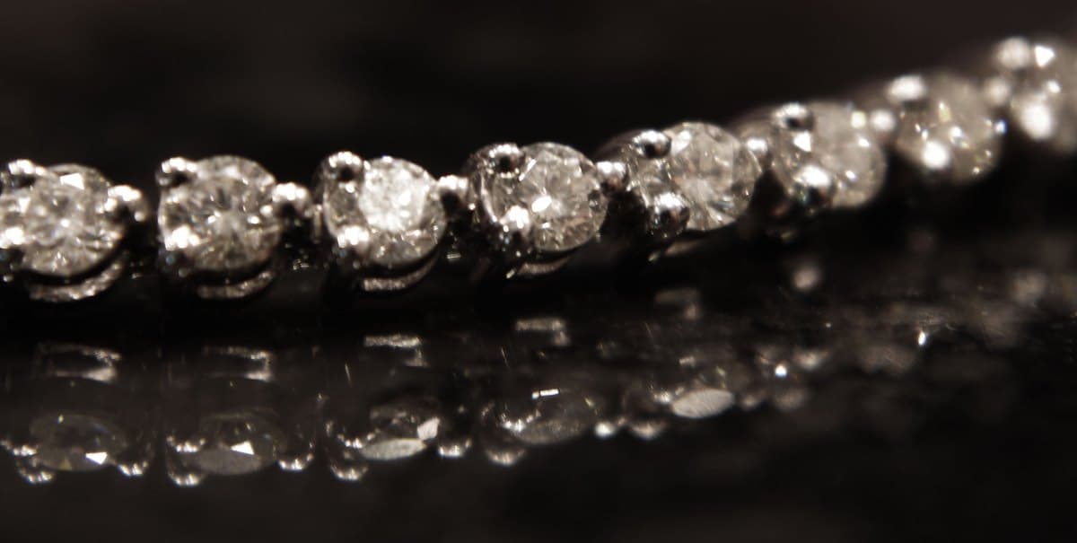 Lab-grown tennis bracelet — 3 ct line