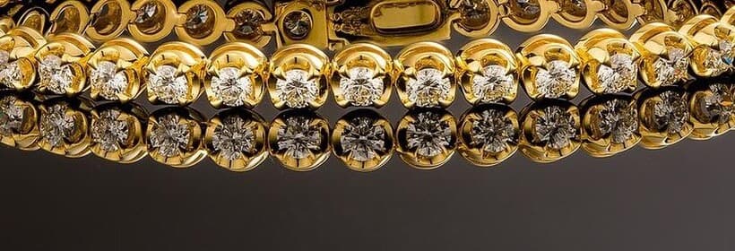Lab-grown tennis bracelet