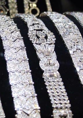 Cluster link bracelet — iced